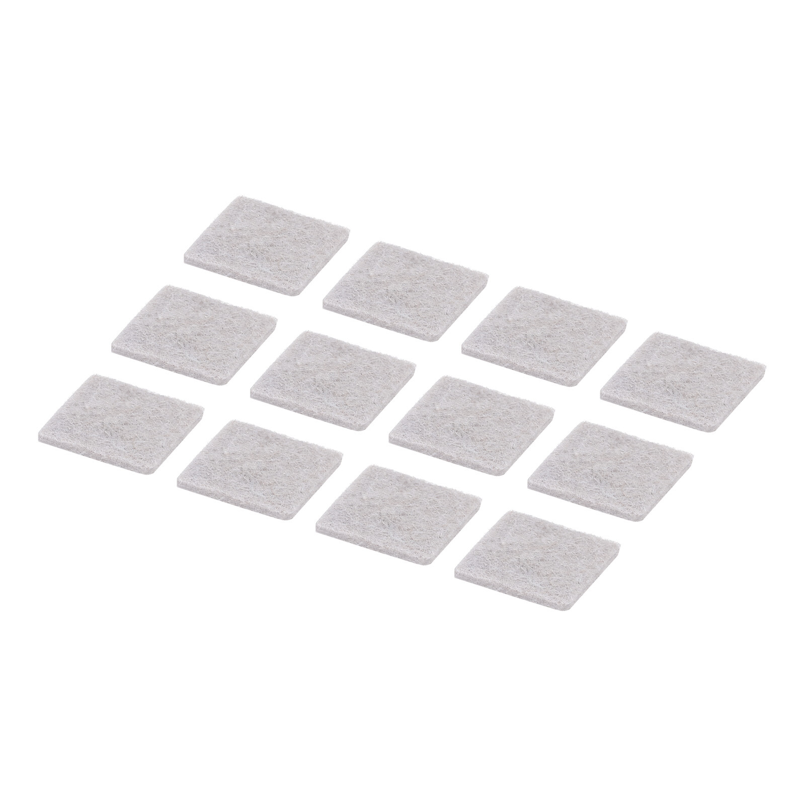 24pcs Felt Furniture Pads, 2.2 Inch Square Chair Leg Protectors, Light Beige