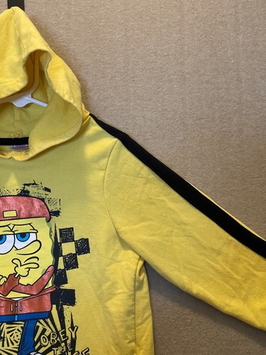 Nickelodeon SpongeBob Hoodie 5T Yellow - Picture 4 of 11