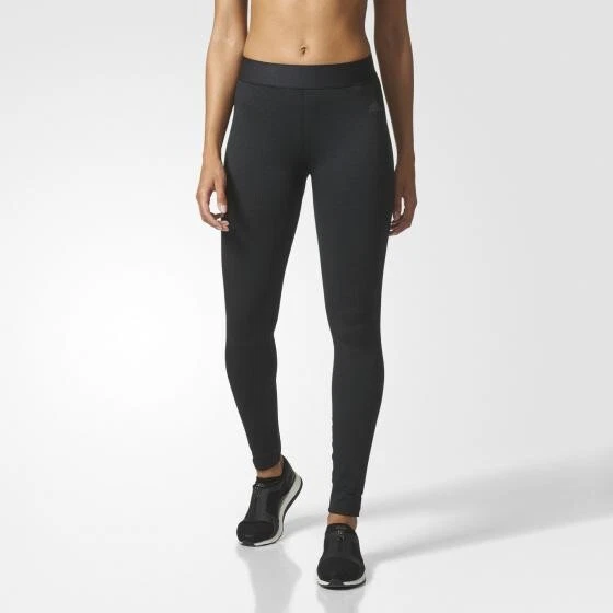 NWT Adidas Women’s Climaheat Seamless Running Tight Pants size XS Black  BR6794