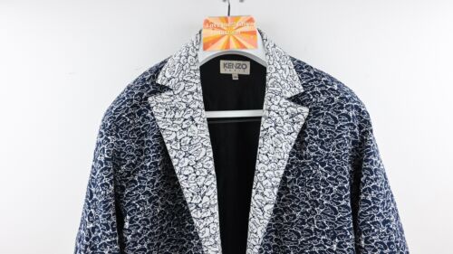 Vintage KENZO jacket in ink/white size EU38/UK10 - Bild 3 von 12