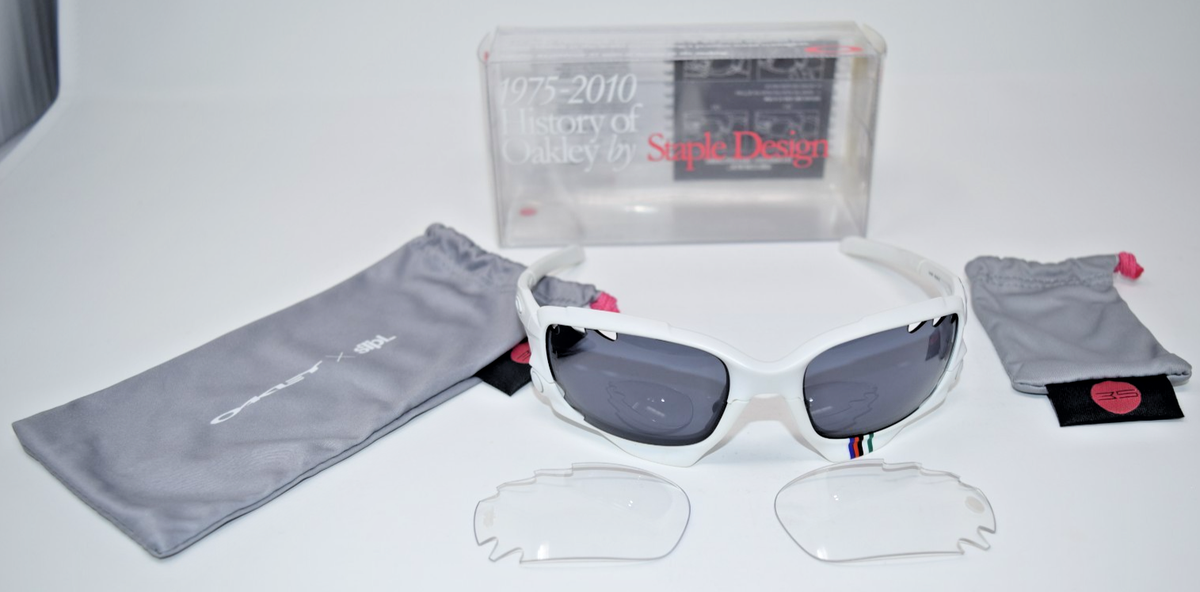 Brand New Oakley Jawbone Matte White with Grey lens / Clear lens