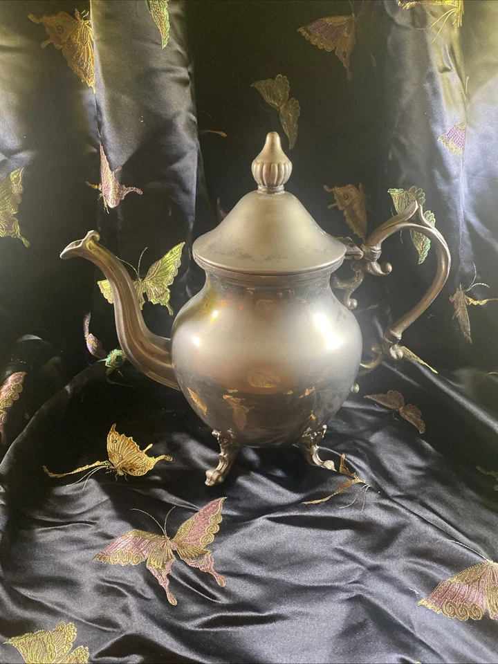 古董BSC铜制银茶壶 — 第 4/4 张图片