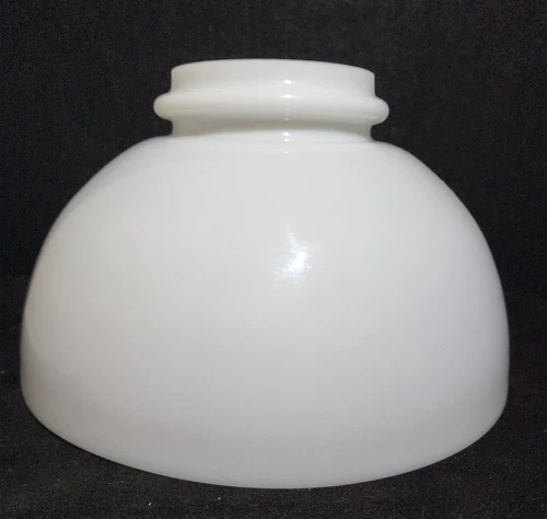 Vintage Milk Glass Oil Lamp Shade 10" Fitter Aladdin B&H Rayo ect.