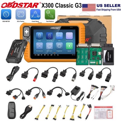 OBDSTAR X300 Classic G3 Full Licenses With ODO/E-CU/Crash Reset/Test Platform