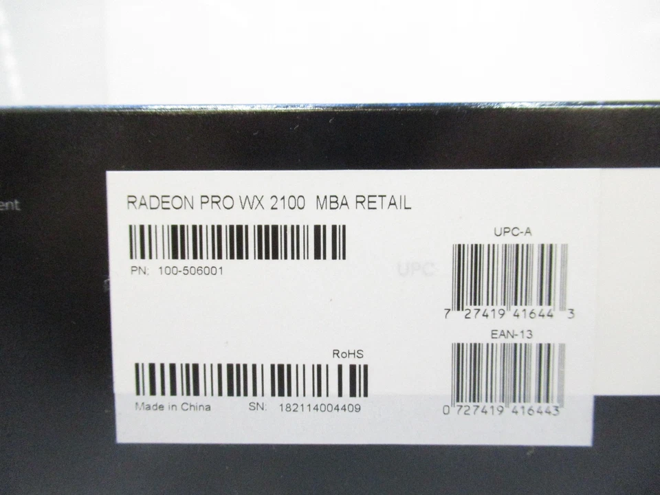 Amd Radeon Pro WX2100 100-506001 2GB 64-Bit GDDR5 Workstation Graphics - Image 3 of 4