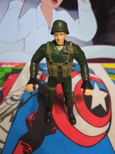 Figura de acción de 5 pulgadas soldado militar del ejército con casco años 80