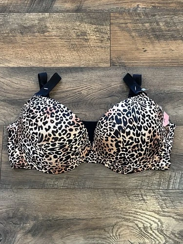 Juicy Couture Intimates Underwire Bra Cheetah Leopard Print 42D NWT