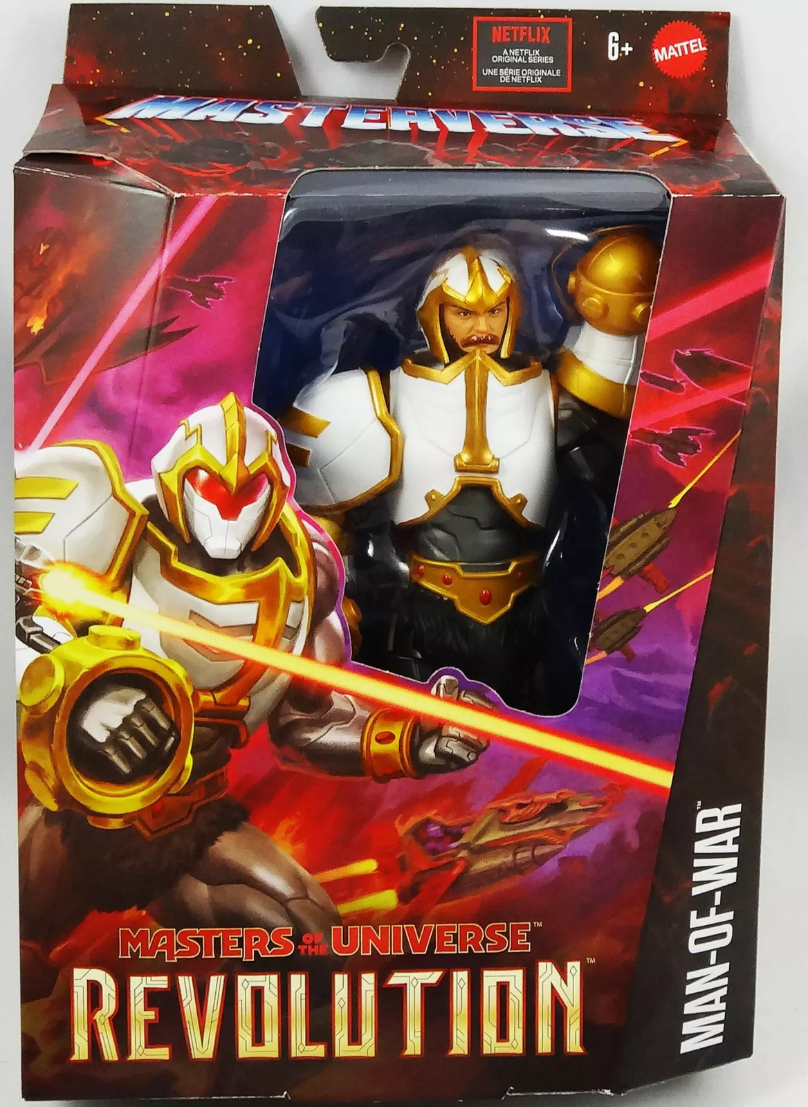 Masterverse Revolution Man-Of-War Figurine Articulée pour Vitrine Geek