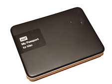 WD 1TB Black My Passport for Mac Portable External Hard Drive - USB 3.0 - Tested