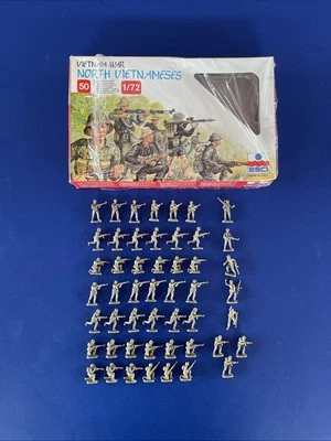 Esci WWII Soldiers Boxed North Vietnameses Vietnam War 1:72 Scale - Image 1 of 4