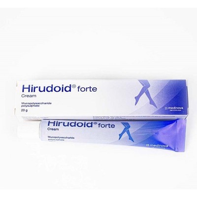 Hirudoid Forte Cream Varicose Bruises Scars Keloid Stretch Marks Veins 20g