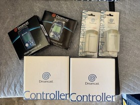 Sega Dreamcast PAL Console CIB Boxed Bundle 22 Games VMU Controllers Complete