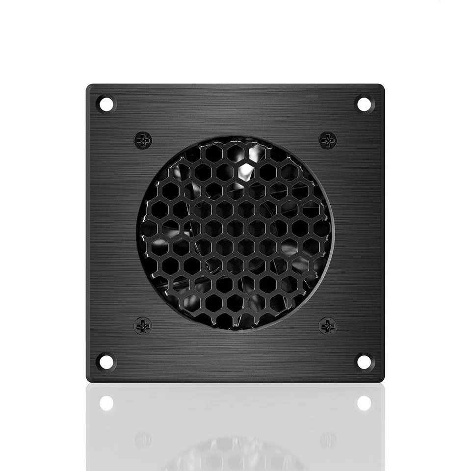 AIRPLATE S1, Quiet Cooling Fan System 4" with Speed Control, for Home Theater... - Image 2 of 4