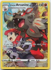 Hisuian Arcanine TG08/TG30 Holo Lost Origin Trainer Gallery NM j on eBay