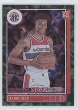 2021-22 Panini NBA Hoops Rookies Green Ice Isaiah Todd #241 0we1