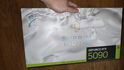(FOR PARTS)  MSI RTX5090 GAMING Suprim Liquid NVIDIAGPU No Core & VRAM **AS IS**