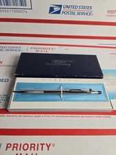 Cross Classic Century Lustrous Chrome, Blue Ink Ballpoint Pen Model Number 3502
