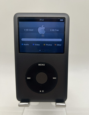 Apple iPod Classic Black 160gb Classic Rock, Pop works as HD only *AS IS*  READ