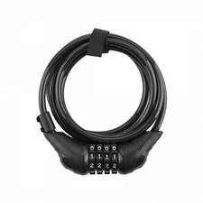 Onguard Neon 8161 Weather-Resistant Combo Bike Lock with Coiled Braided Steel