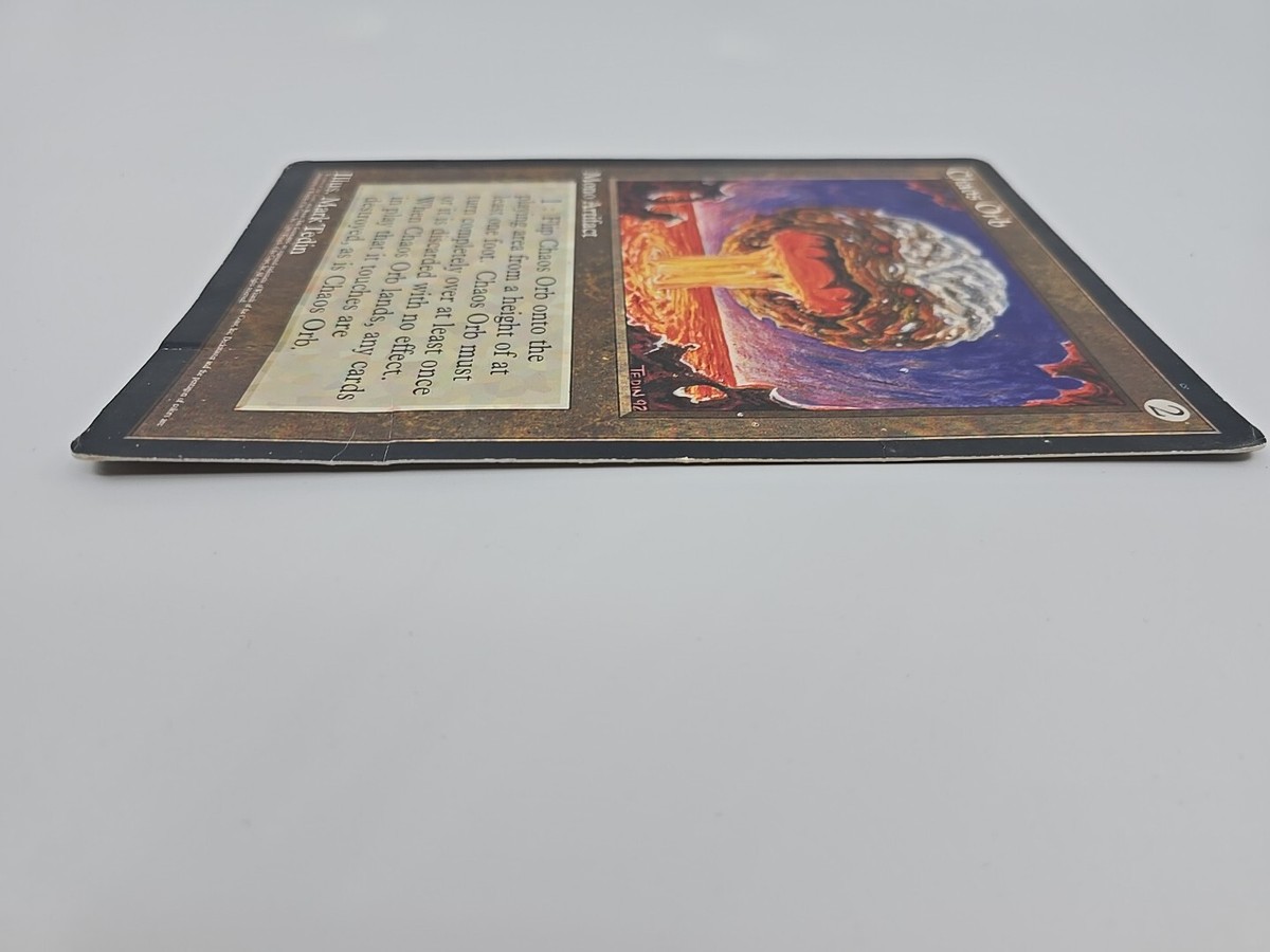 1996 Magic the Gathering RARE 6x9 Chaos Orb Oversized Promo 1996 Magic the Gathering RARE 6x9 Chaos Orb Oversized Promo