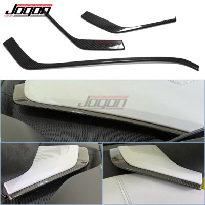 Carbon Fiber Center Console Interior Strip Trim For Corvette C8 Stingray Z51 Z06