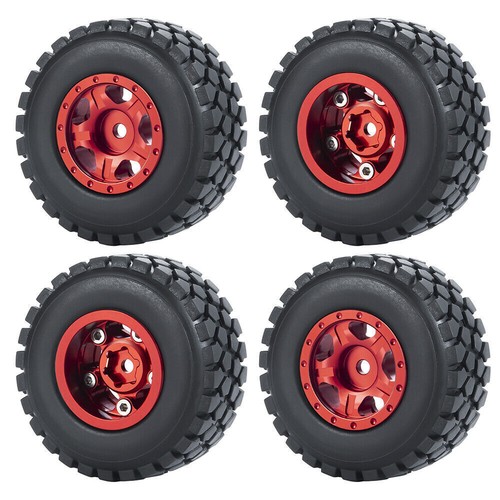 Juegos de neumáticos de aleación CNC 1,0"" con llanta de rueda Beadlock para automóvil sobre orugas de radiocontrol 1/24 axial SCX24 - Imagen 26 de 124