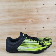 UNDER ARMOUR UA KICK SPRINT TRACK SPIKES VOLT/BLACK 1273939-300 MEN'S SZ: