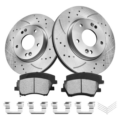 11'' Front Brake Rotors + Ceramic Pads for 2017 2018 2019 2020 Hyundai