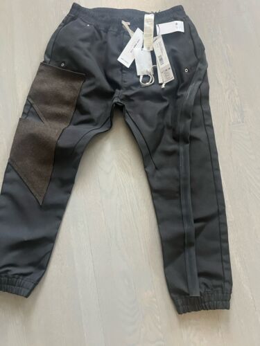 Rick Owens Mastodon Mega Cargo Pants in Black Brown Men’s Size 54 XL