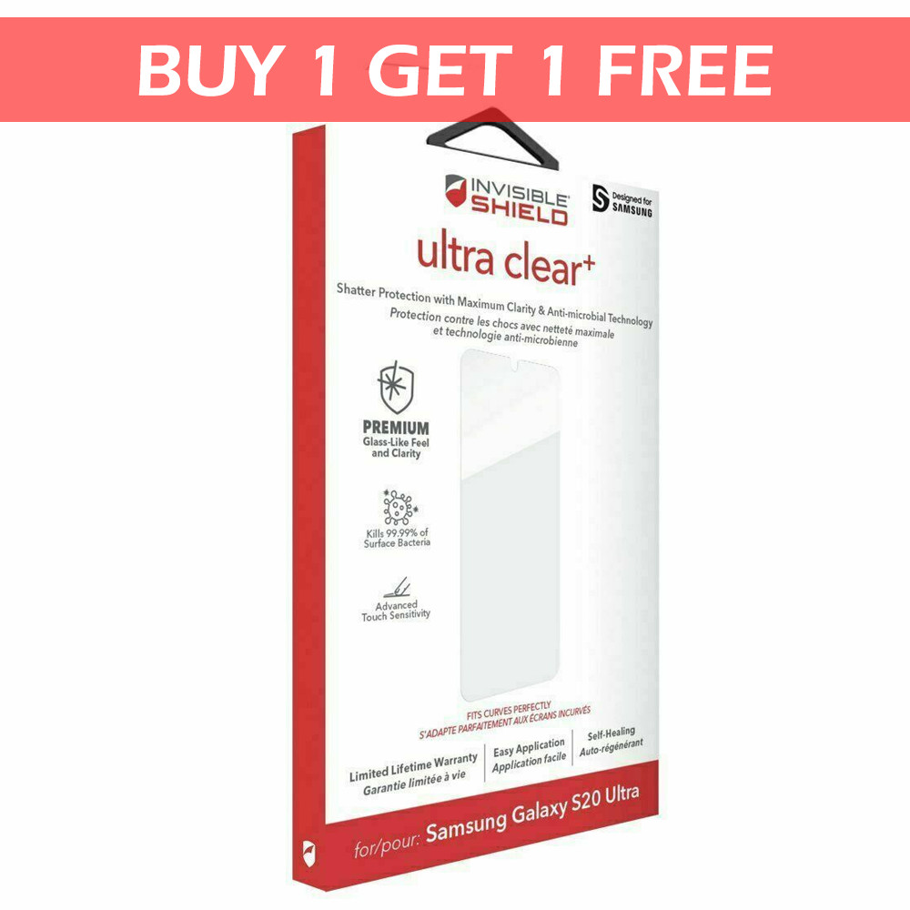Samsung Galaxy S20 Ultra Screen Protector Invisible Shield Ultra Clear