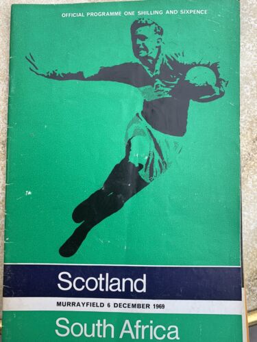 RUGBY.PROGRAMME.SCOTLAND/SOUTH AFRICA.1969. - Picture 1 of 1