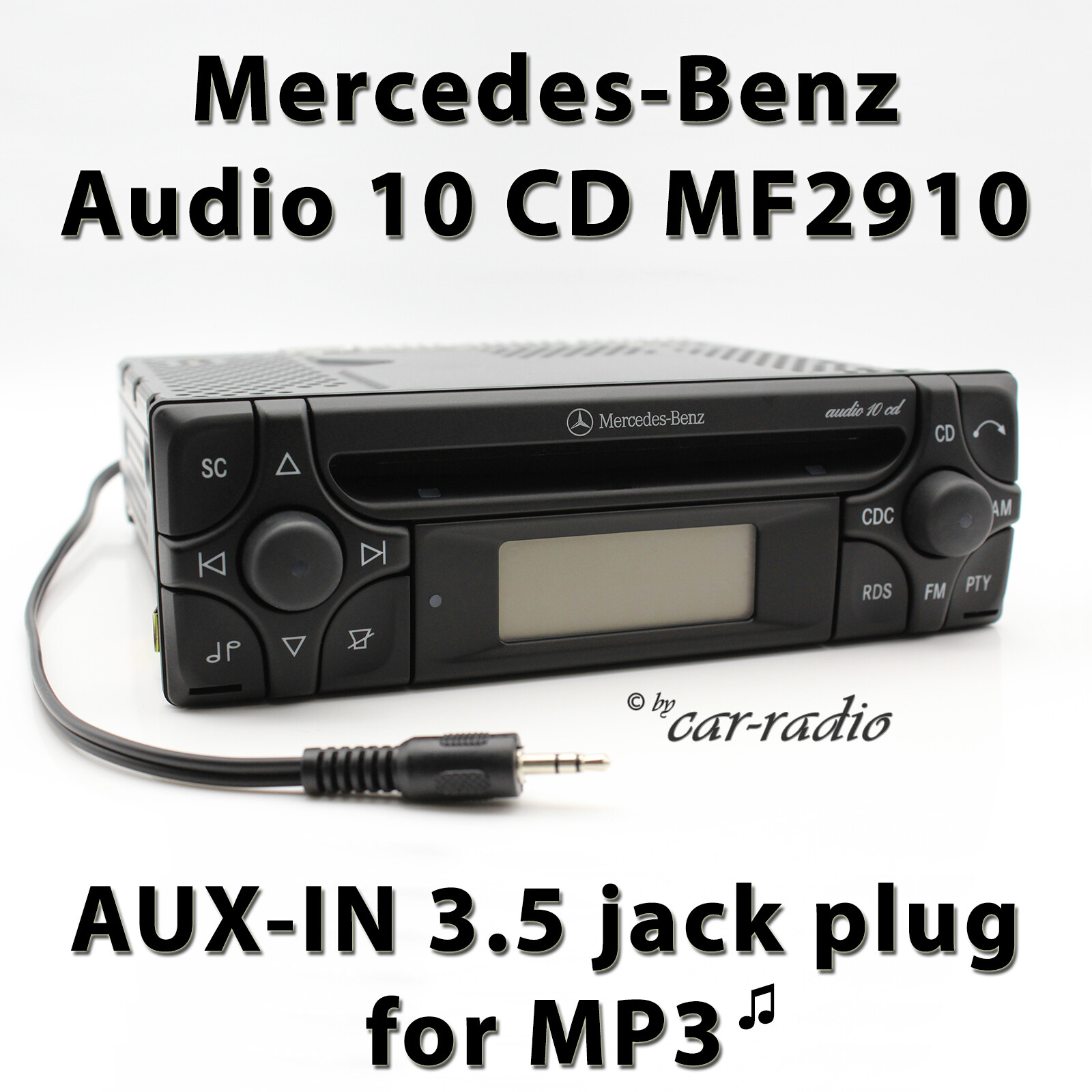 Mercedes Audio 10 CD Bluetooth USB Car AutoRadio RDS Alpine Becker MF2910  MF2199