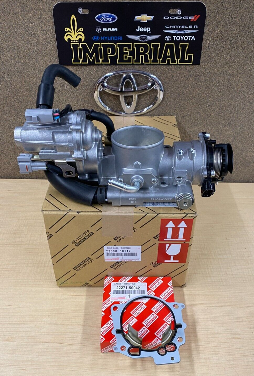 2000-2002 TOYOTA TUNDRA THROTTLE BODY WITH THROTTLE SENSOR OEM NEW