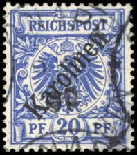 Deutsche Kolonien Karolinen, 1899, 4 I, gestempelt