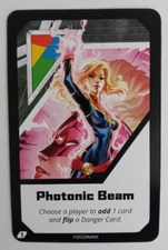 2022 UNO Ultimate Marvel Card Captain Marvel Photonic Beam Wild Card