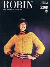 Vintage Ladies Loopy Jacket Knitting/Crochet Pattern, 32-36", DK , A4 copy