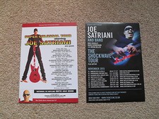 JOE SATRIANI - 2 different Lovely colour tour flyers (Mint) 