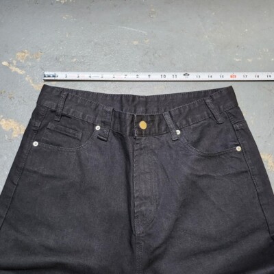 Baggy Black Jeans 32W x 30L wide leg denim | eBay