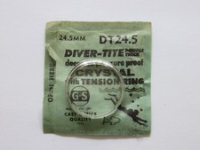 GS Diver-Tite DT Watch Crystal With Tension Ring 24.5 mm - 34.9 mm NOS