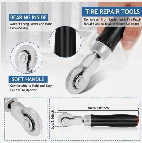 Tire Repair Patch Tool Liner Scraper Kit Grinding Head Buffing Wheel Car Truck - Bild 6 von 14