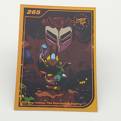 Limited Run Games GOLD Trading Card #265 Bug Fables The Everlasting Sapling Mint