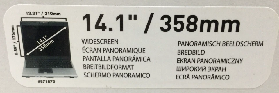 Fellowes PrivaScreen, 14.1" Blackout Privacy Filter, Great for Laptops/Monitors - Image 3 of 3