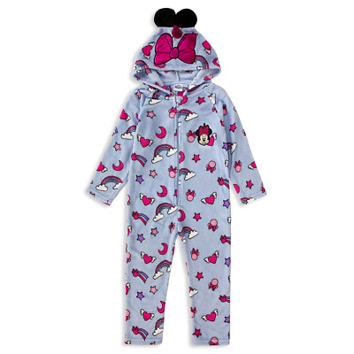 Pigiama intero Disney Minnie Mouse unicorno in pile bambina con