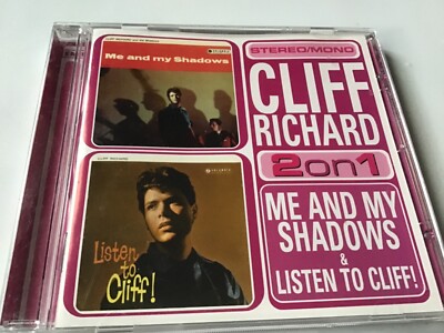cd cliff richard 2on 1 me and my shadow,listen to cliff