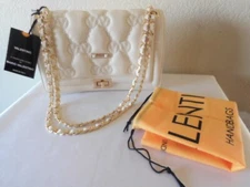 New Mario Valentino Alice Monogram Matelasse Leather Shoulder Crossbody Bag