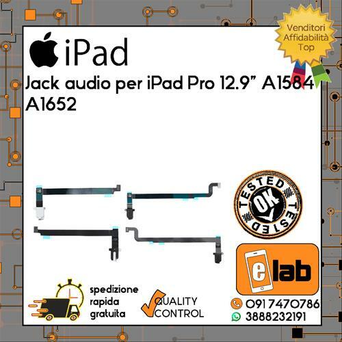 JACK AUDIO PER AURICOLARI PER APPLE IPAD PRO 12.9 A1584 - A1652 FLEX FLAT |  eBay