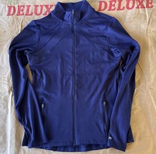 ladies authentic Champion Duodry warm up jacket size Large Polyester/Spandex