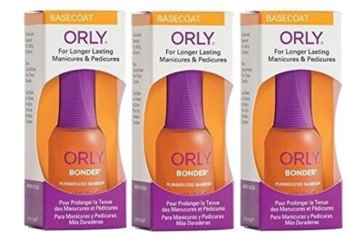 Orly Bonder Basecoat For Longer Lasting  #1 base coat Pack 3pcs