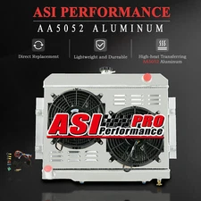 FOR JEEP CJ5,CJ6,CJ7 4.2L 5.0L 72-86 4 ROW ALUMINUM RADIATOR SHROUD FAN RELAY