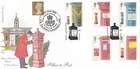 Pillar to Post DOUBLED GB Fourpenny FDC Queen Accession 2002 (17320)